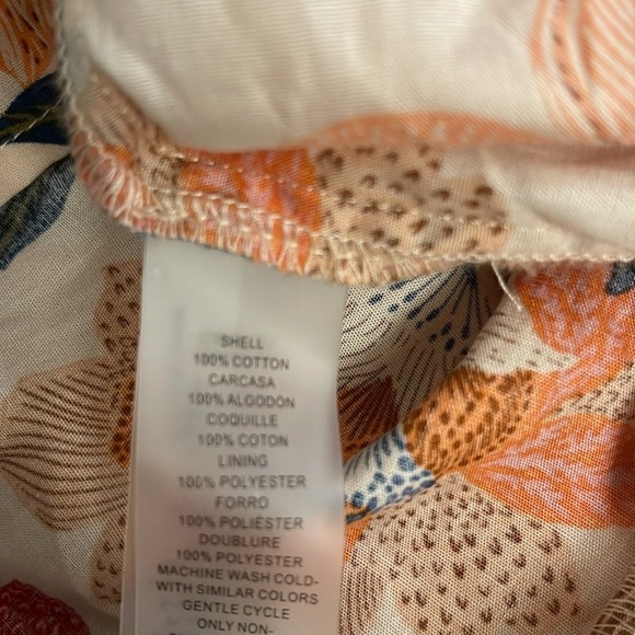 Vince Camuto Floral Off the Shoulder Stretch Cotton Dress NEW - Picture 10 of 10